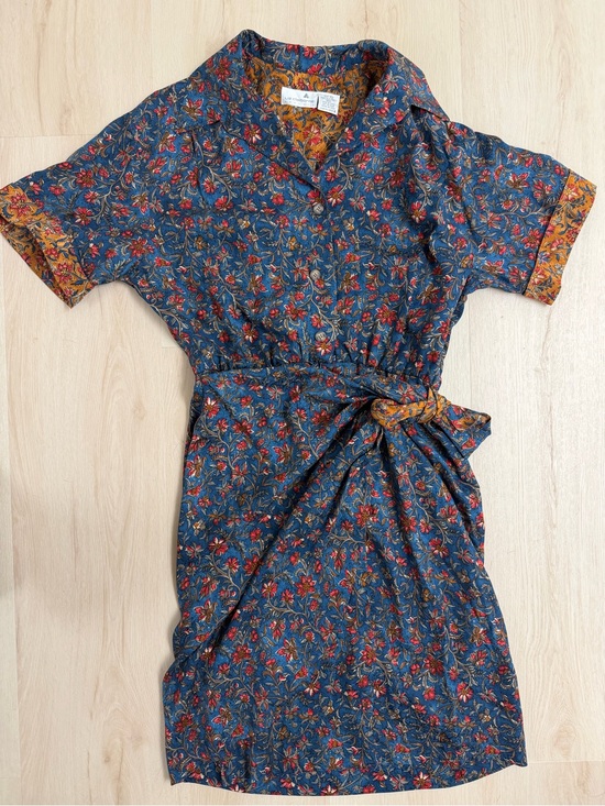 Liz Claiborne Dresses & Skirts - Vintage Liz Claiborne 100% Silk Dress 80s 90s Boho Floral Shirtwaist Wrap